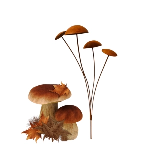 Figurka grzyby RUSTYKALNY OGRÓD DONICZKA ozdoba dekoracja jesień las 50cm